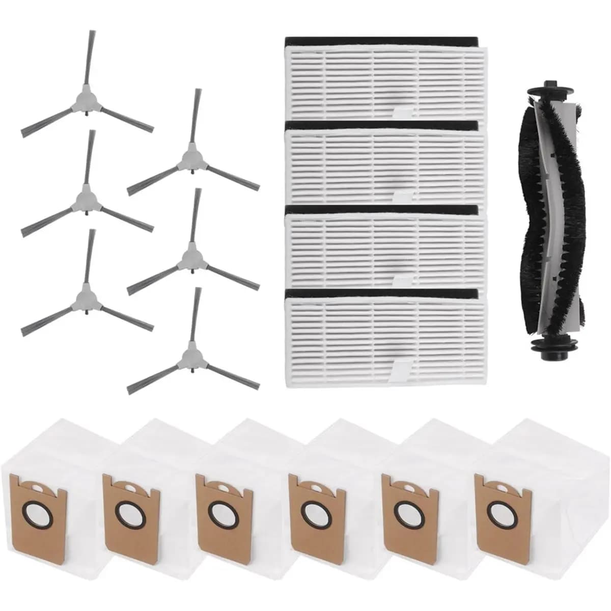Replacement kit AT59 for IHome for Nova S1 Pro: main brush, side brushes, dust filters and bags - Vacuum cleaner accessories