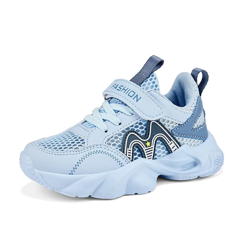 Scarpe da Tennis Traspiranti e Morbide per Bambini, Sneakers da Corsa in Mesh, Scarpe Casual da Passeggio per Adolescenti, Scarpe Sportive per Studenti