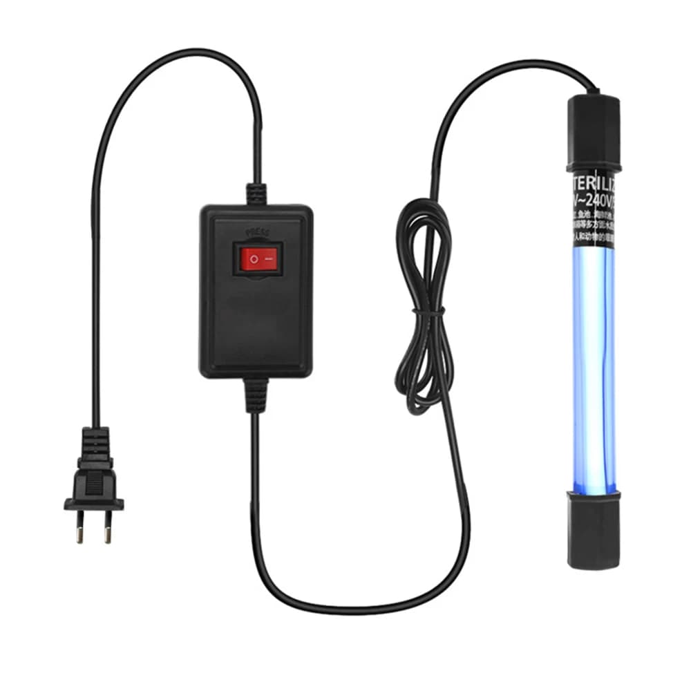 5W/11W Aquarium Clean Light UV Light Sanitizer 5w/11w Green Away per Fish Tank Water Treatment Light