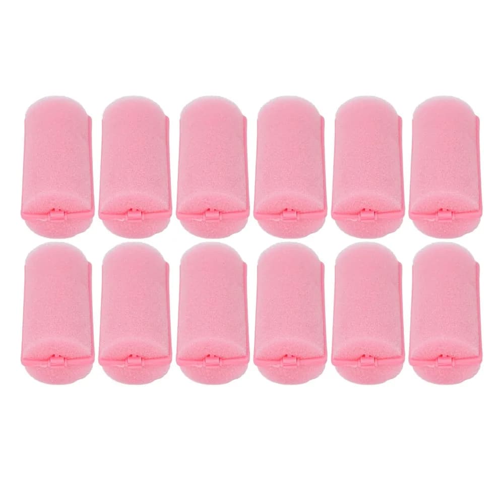 Set di 12 Bigodini in Schiuma Morbida per Acconciature, Flessibili per Uso Quotidiano, Portatili e Professionali per Casa e Salone