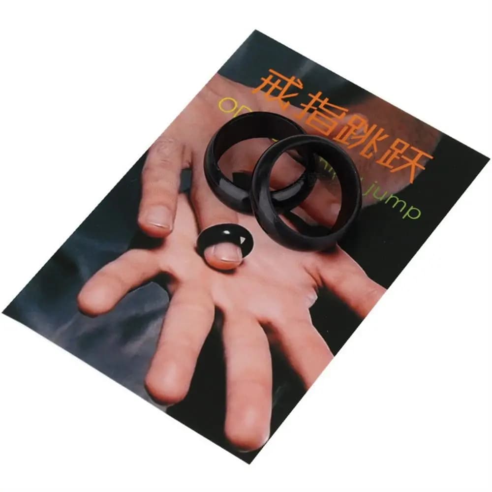 Odyssey Ring Magic Tricks maghi Ring Transfer salti da dito a dito Magia Close Up Street Magic Accessories