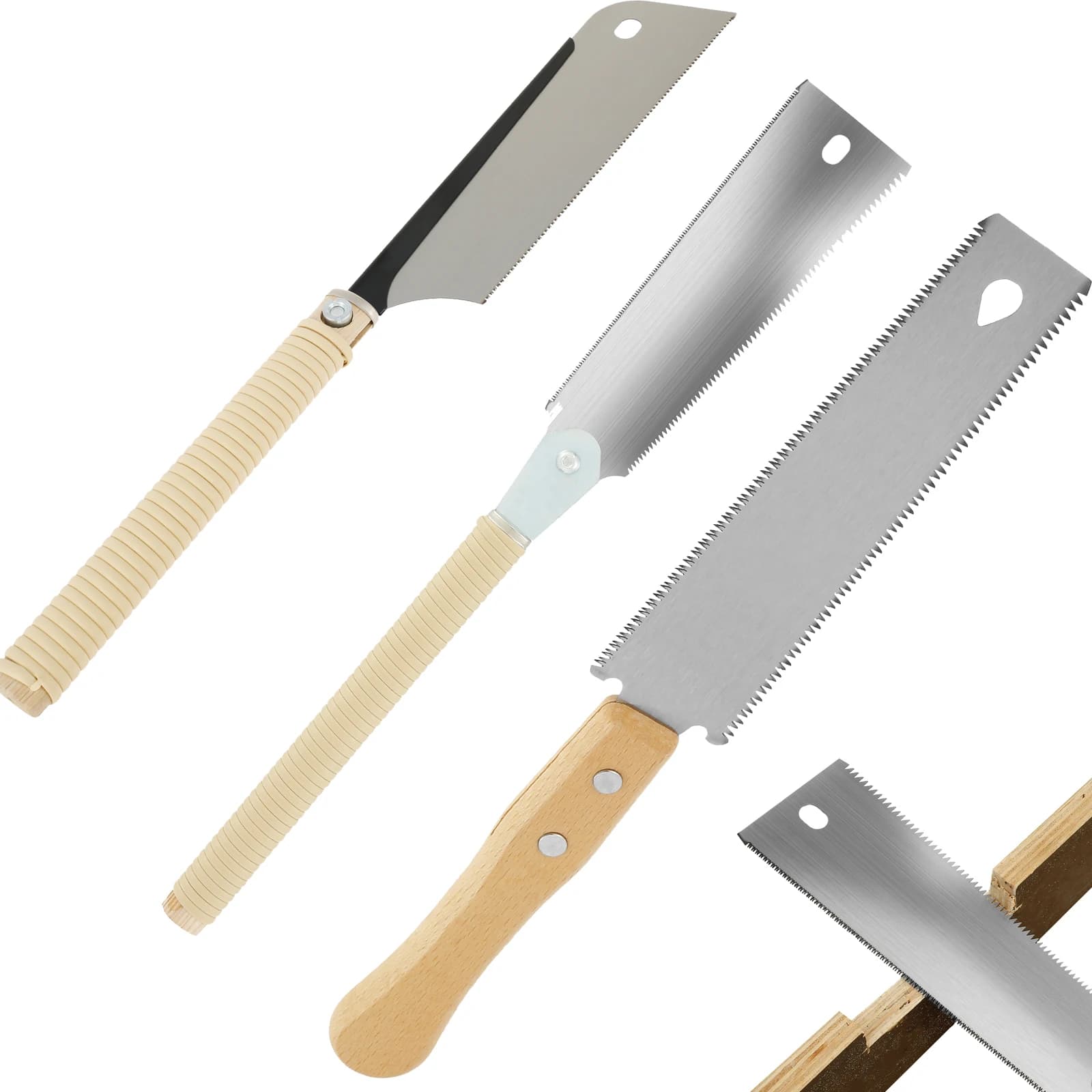 Sega a mano professionale giapponese Sega a mano da 10 pollici con chiave esagonale 17 denti Manico in faggio Sega da taglio per carpentiere Strumento per la lavorazione del legno