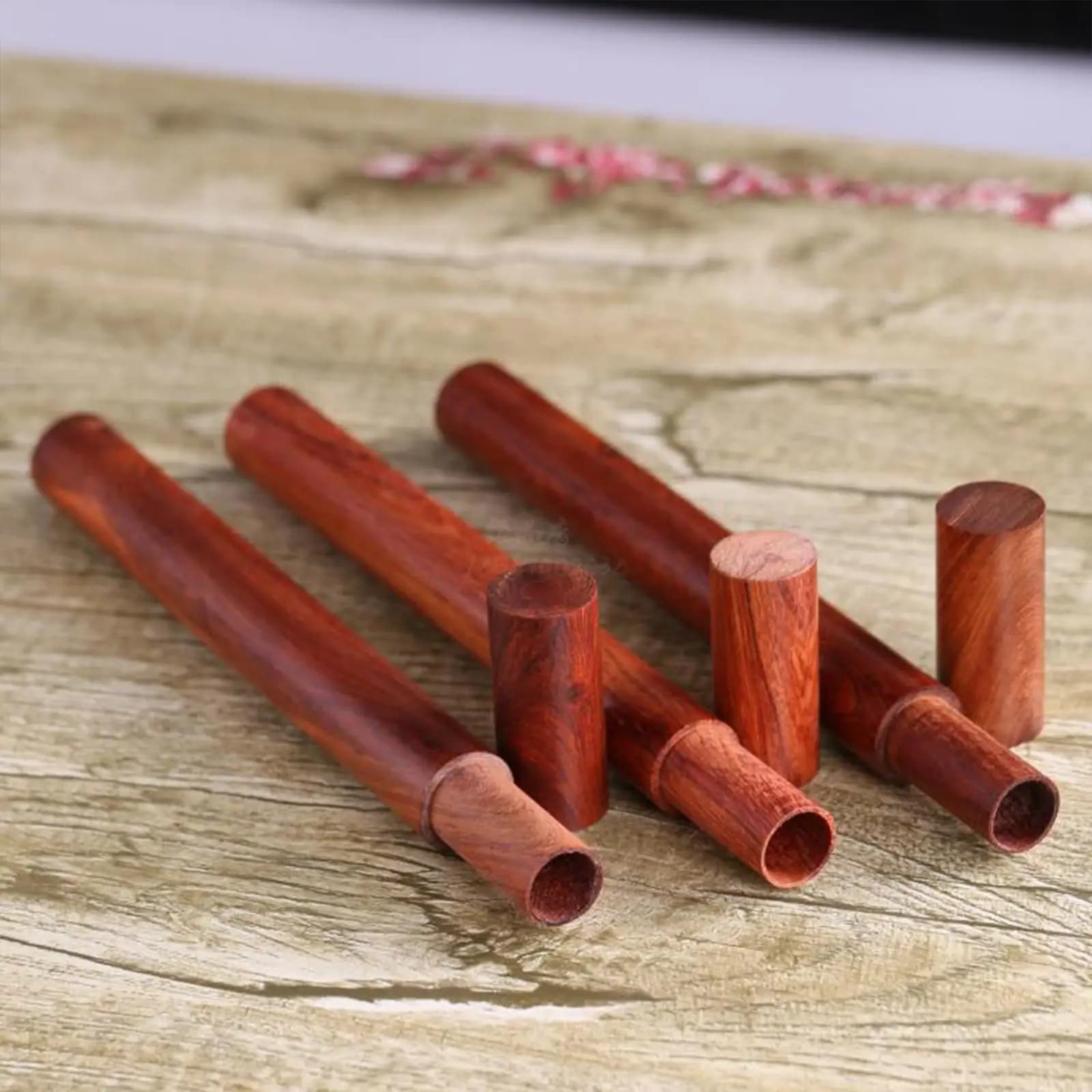 Contenitore per Bastoncini d'Incenso, Scatola in Legno per Incenso, Porta Incenso con Coperchio