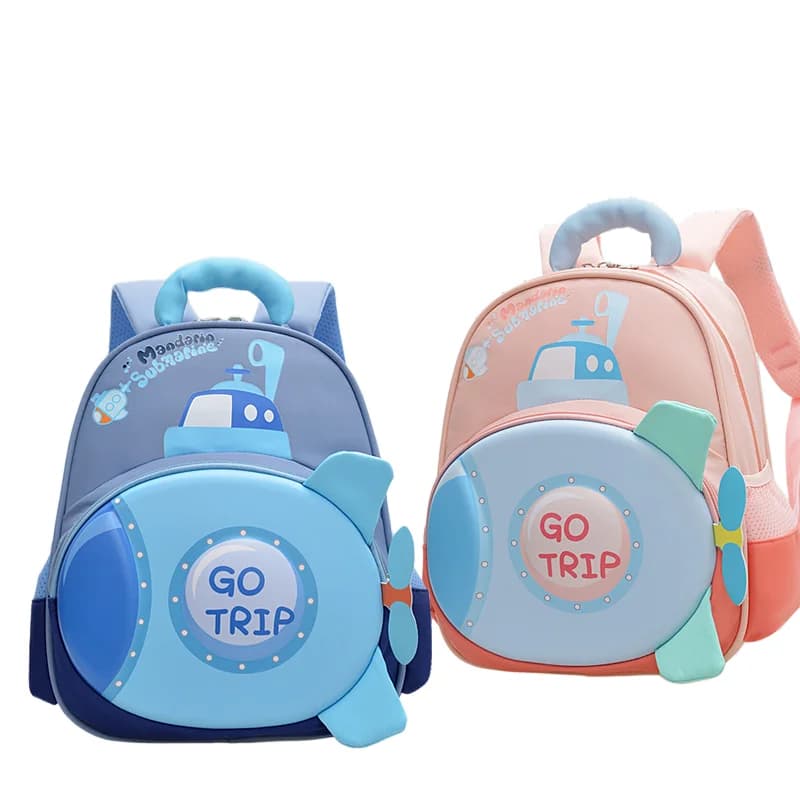 Submarine Rocket Nursery School Bag Small School Bag For Children Aged 3–6 Cute Cartoon Backpack For Toddlers And Young Children