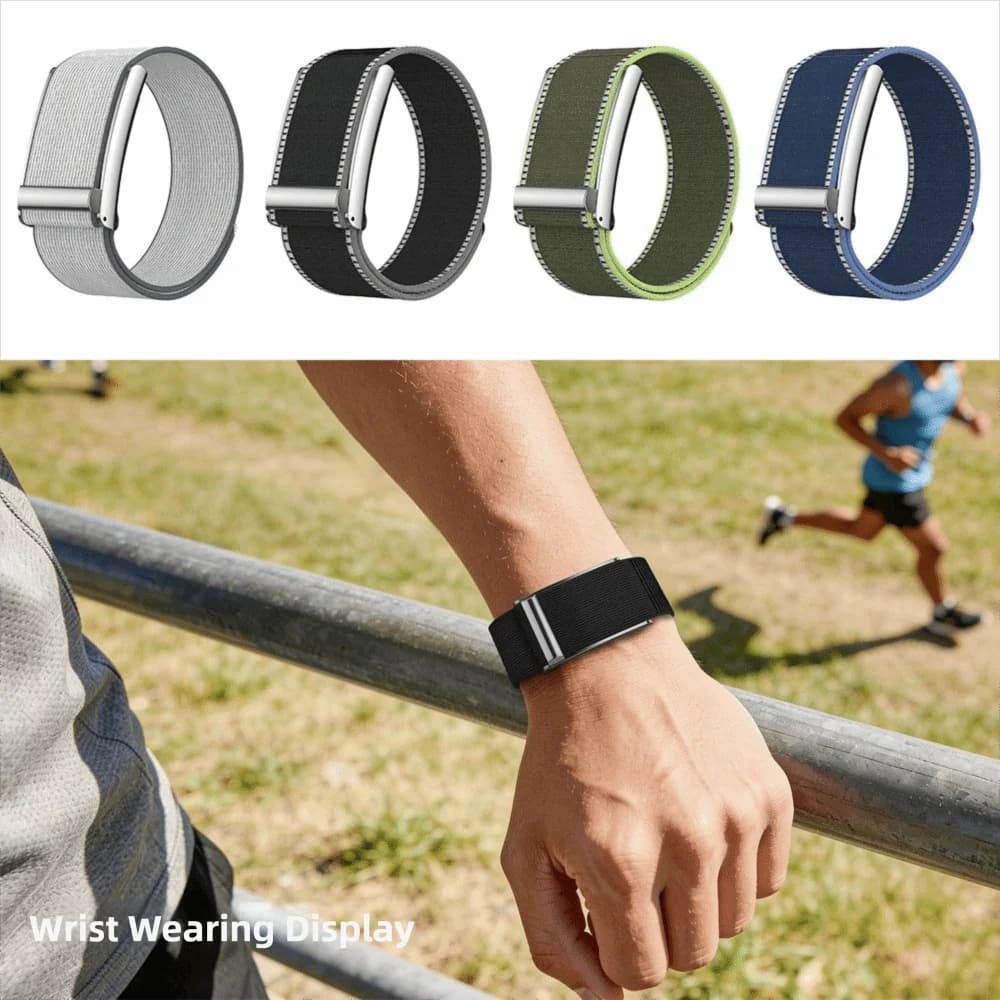 Premium Sports Strap in Elastic Nylon, Adjustable, Anti-shock, Graffi Resistant, Soft Armband for Whoop 5.0