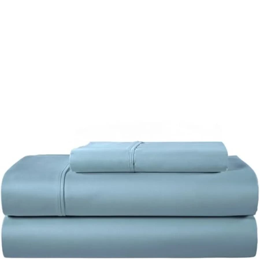 Set di Lenzuola 400 Fili in Cotone Egiziano 100%, Morbide e Confortevoli, 3 Pezzi, Lenzuola di Lusso per Hotel, Adatte per Letti Fino a 17 Pollici, Lavabili in Lavatrice