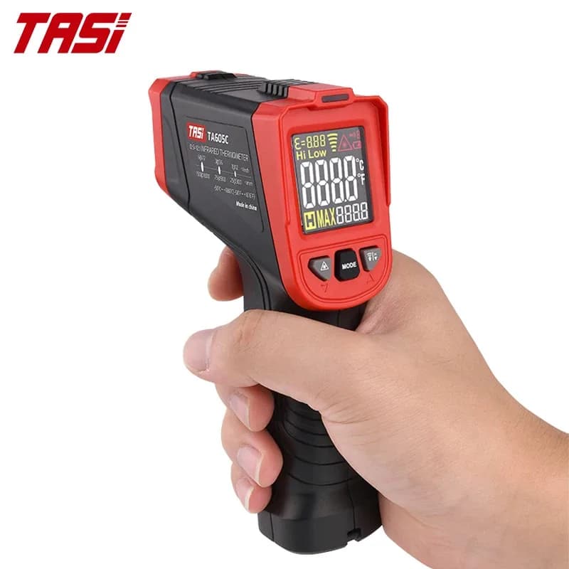 For Maritime Shipping, Customizable TASI TA605C Infrared Thermometer with Laser Pointer for Industrial Use with OEM and ODM