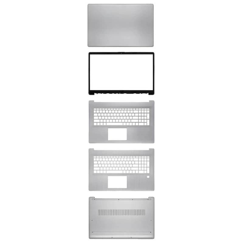 For HP Pavilion 17-CN 17-CP TPN-L140 470 G8 G9 New LCD Back Cover Front Bezel Upper Palmrest Bottom Base Case Hinges M58382-001