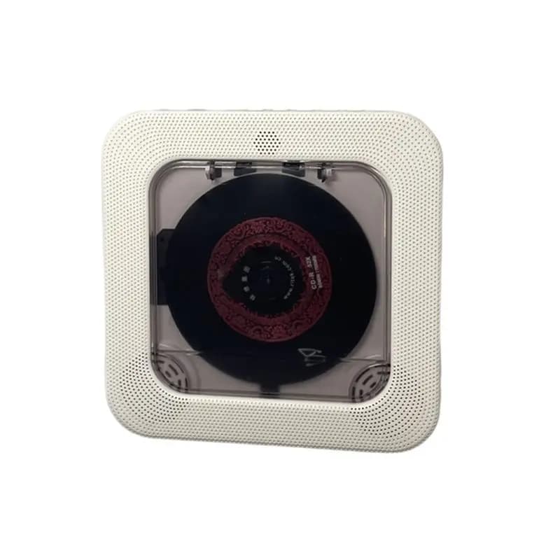 ABUO-Riplettore CD da tavolo con doppi altoparlanti HiFi, abilitato Bluetooth per la casa, telecomando, display LCD, timer di sospensione funzionali