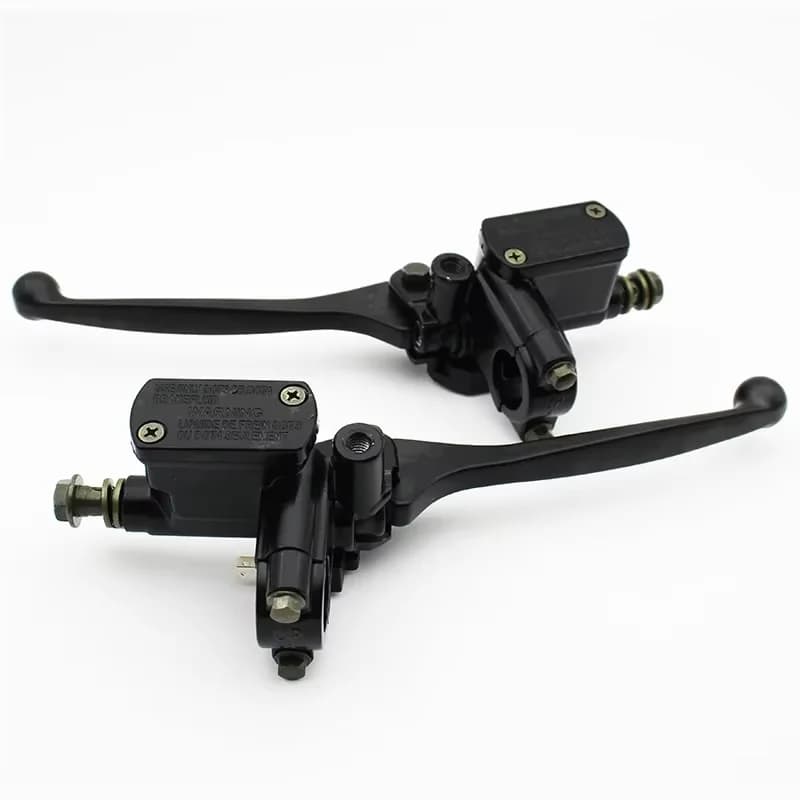 Pompa Freno Frizione 22mm per Moto Elettrica, Bici, ATV, Quad, Ciclomotore, Buggy - Freni a Disco Sinistro e Destro, Gruppo Pompa Freno Superiore