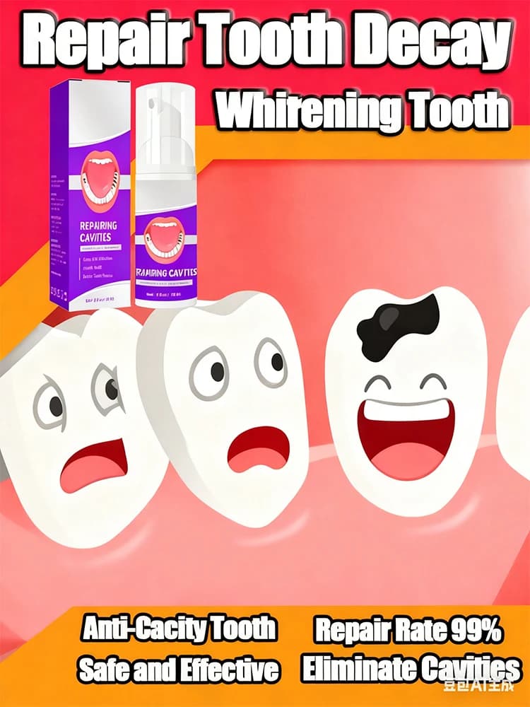 3RD Reliable dental paste Prevents tooth decay Tooth whitening Fresh breath Repair tooth caries