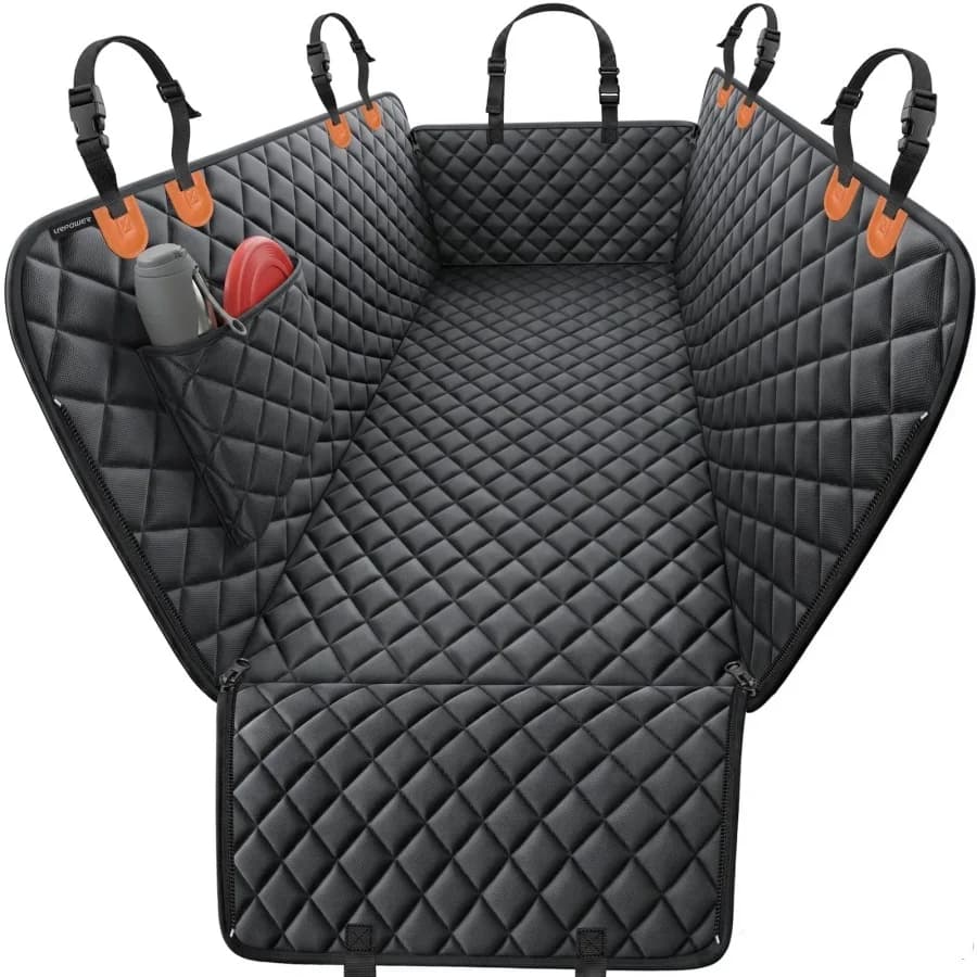 YVDKL Hammock Style Pet Dog Car Seat Cover 100% Waterproof 600D High-Strength Scratch Resistant Anti-Slip Durable Soft Backrest for Cars And SUVs