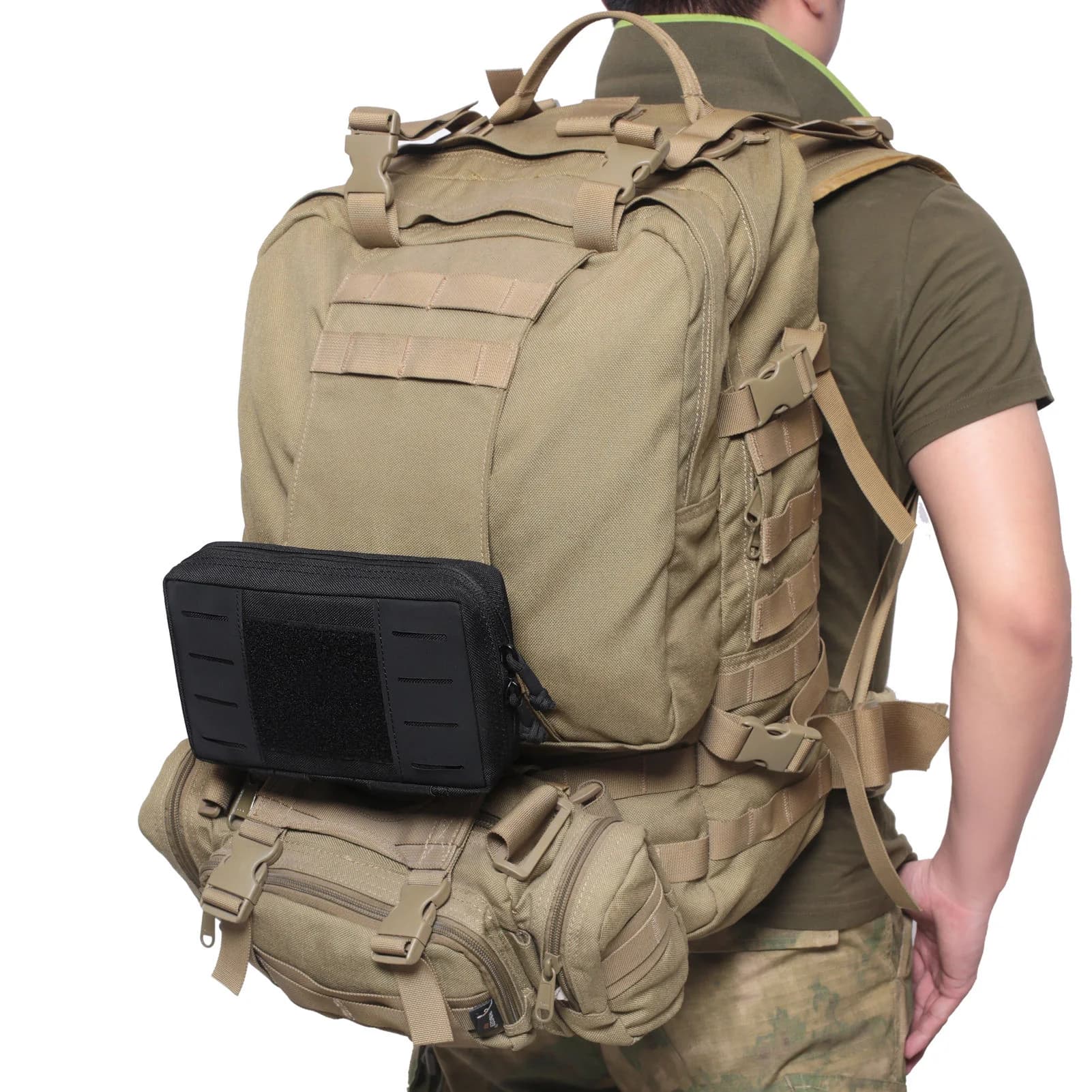 Multi-Purpose Molle IFAK Pouch Tactical Laser Cut Nylon First Aid Kit Utility EDC EMT Medical Waist Bag For Climbing Hiking