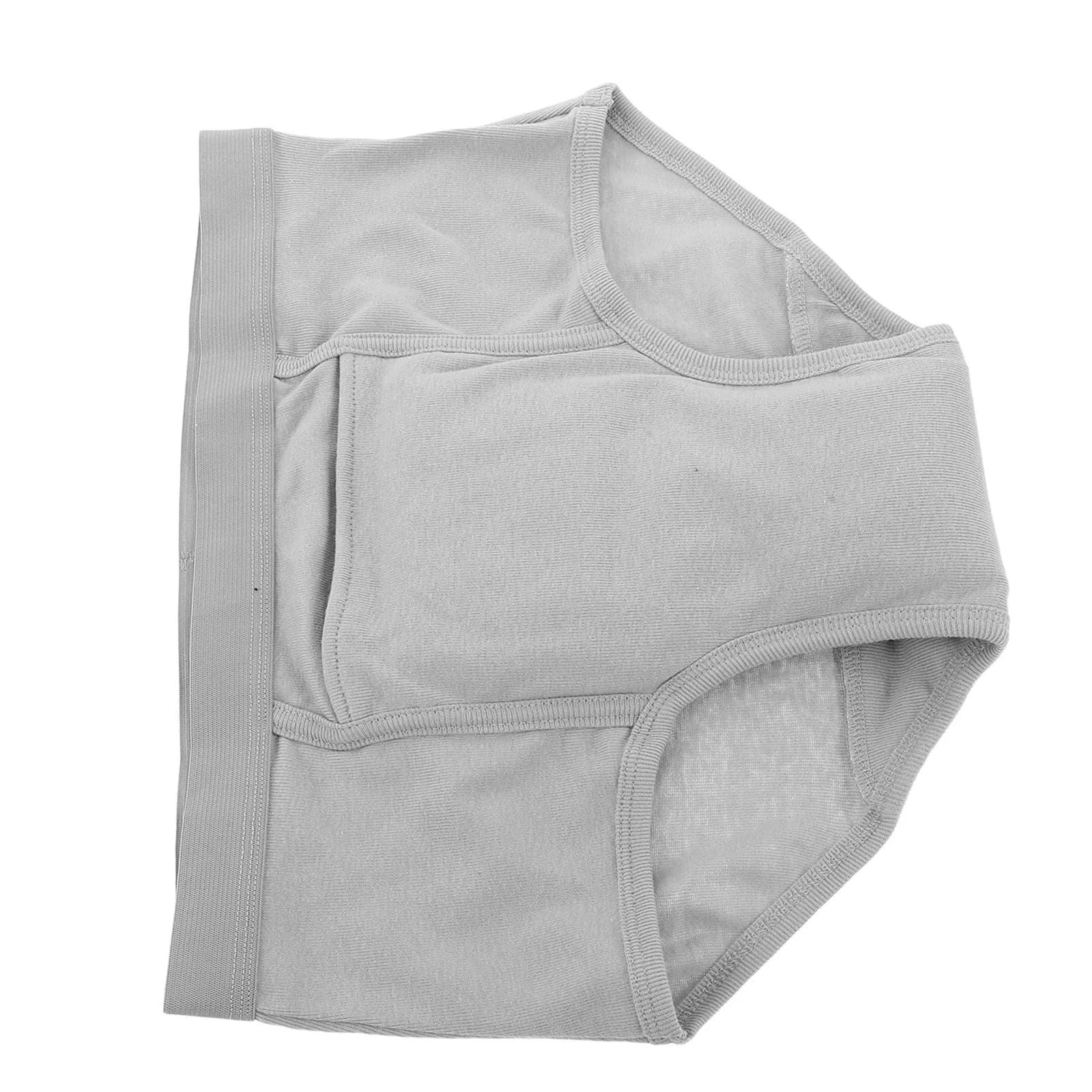 Pannolino per Adulti in Tessuto Grigio Taglia XL, Riutilizzabile, Impermeabile, Mutande Protettive Anti-perdita per Anziani