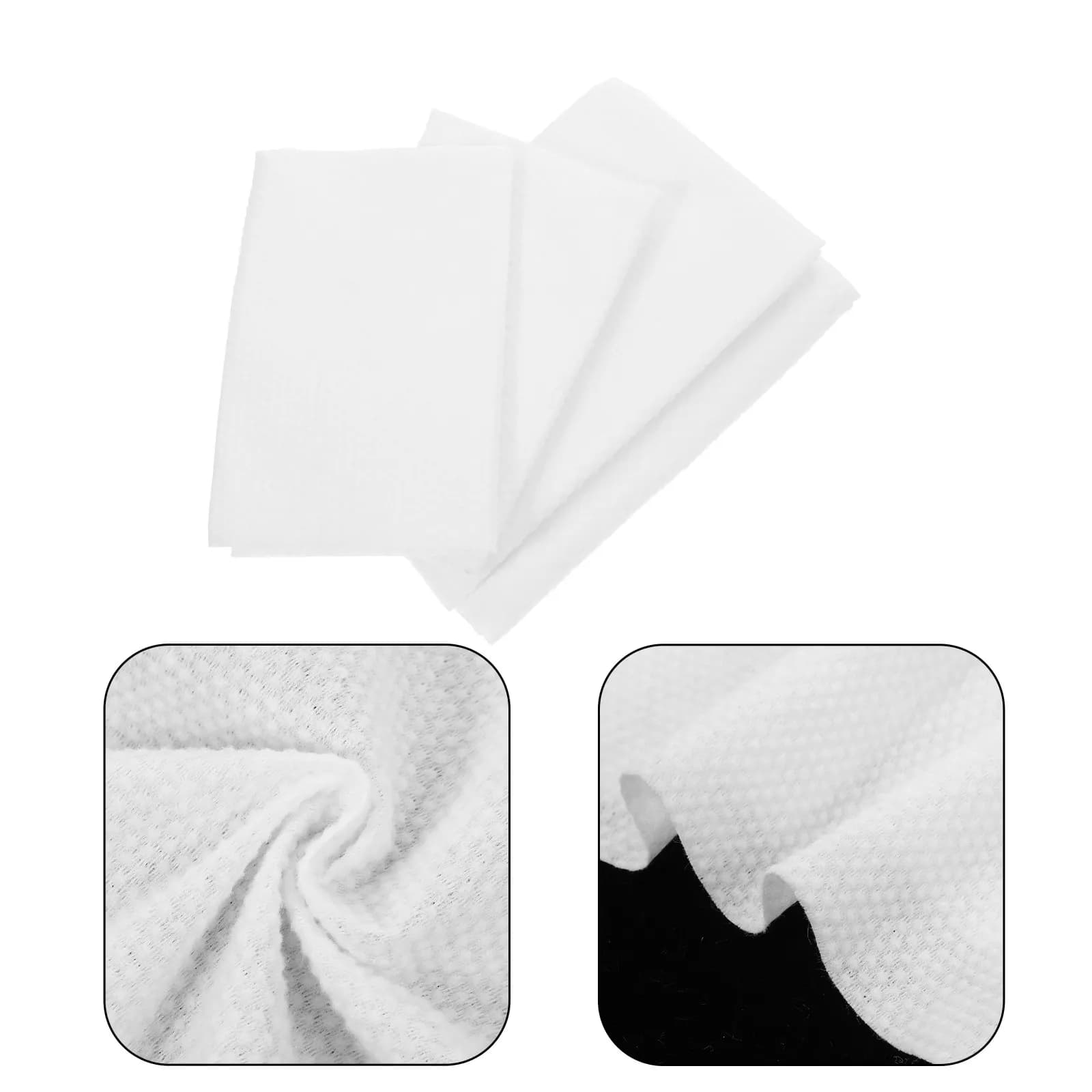 Set di 3 Asciugamani Monouso in Cotone Assorbente, Morbidi e Spessi, per Viaggi, Spa, Salone e Uso Domestico, Utilizzabili sia Asciutti che Bagnati