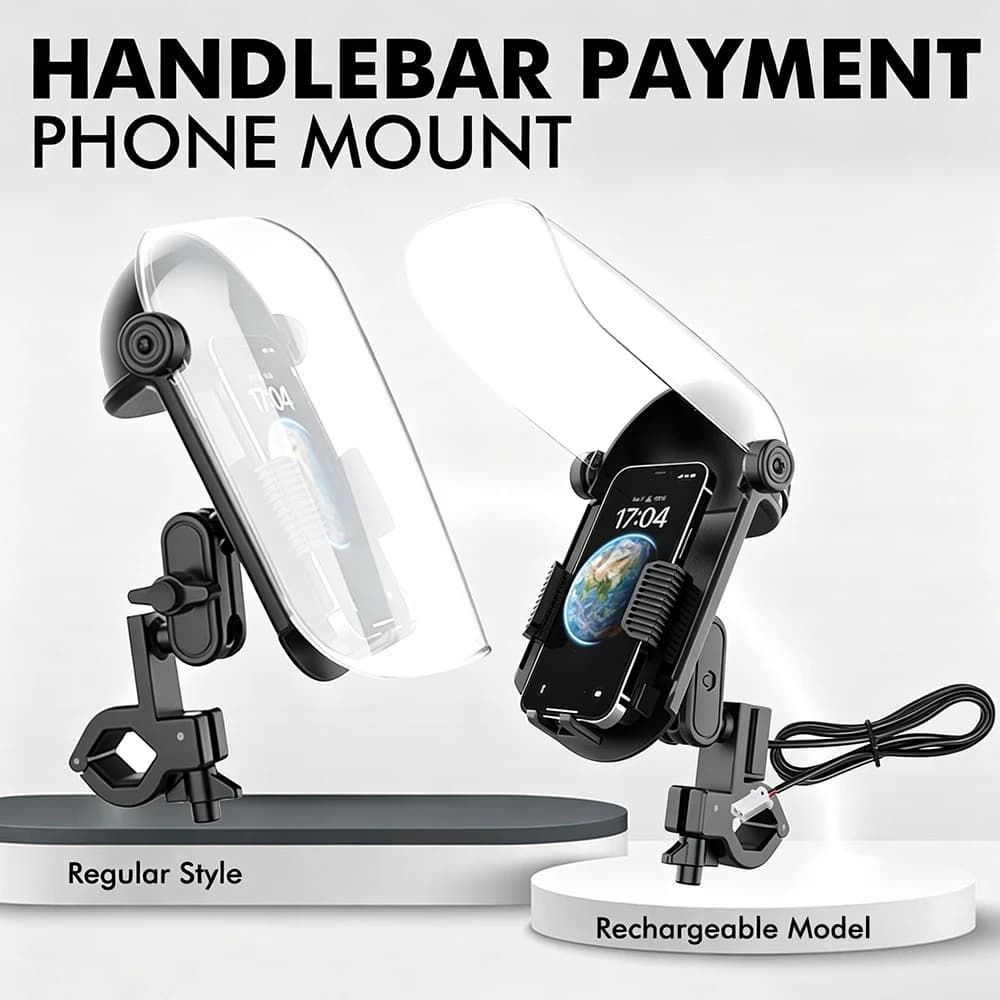 Supporto per telefono da bici elettrica con parasole, protezione dalla pioggia, protezione UV, supporto per telefono con visiera parasole per moto da consegna