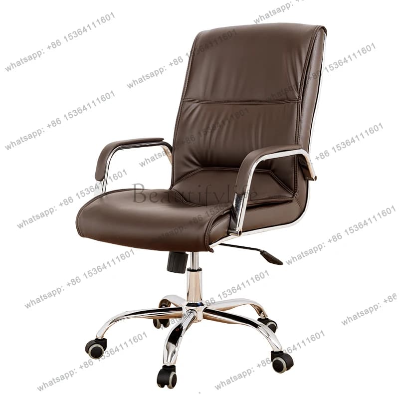 Sedia da Ufficio Girevole Ergonomica Moderna e Confortevole con Ruote Regolabili, Economica per Studio e Gaming