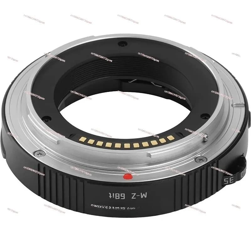 L'adattatore M-Z 6Bit supporta l'obiettivo con attacco M per fotocamere micro-single Z6, Z7, Z9.