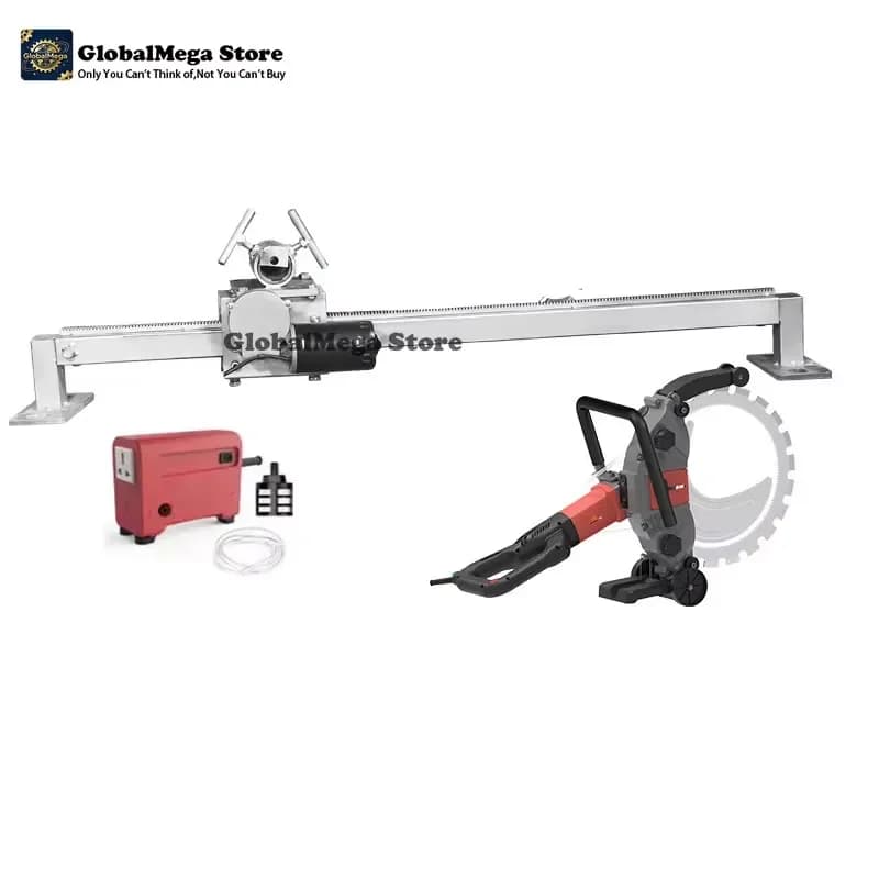 2026 Latest Concrete Ring Saw Guide Rail Cutting Machine Stand Universal Alloy Track System for Wall Floor Slab Cutting