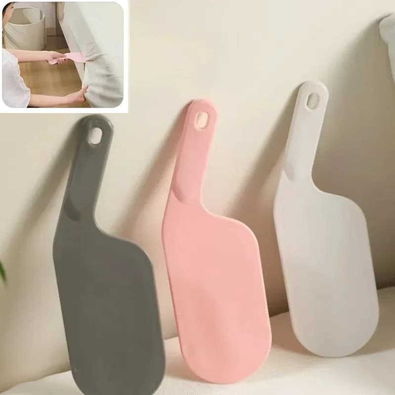 Tool to thread the sheets, work save tool for changing sheets, assistant for replacing the bed skirt, bed preparation organizer