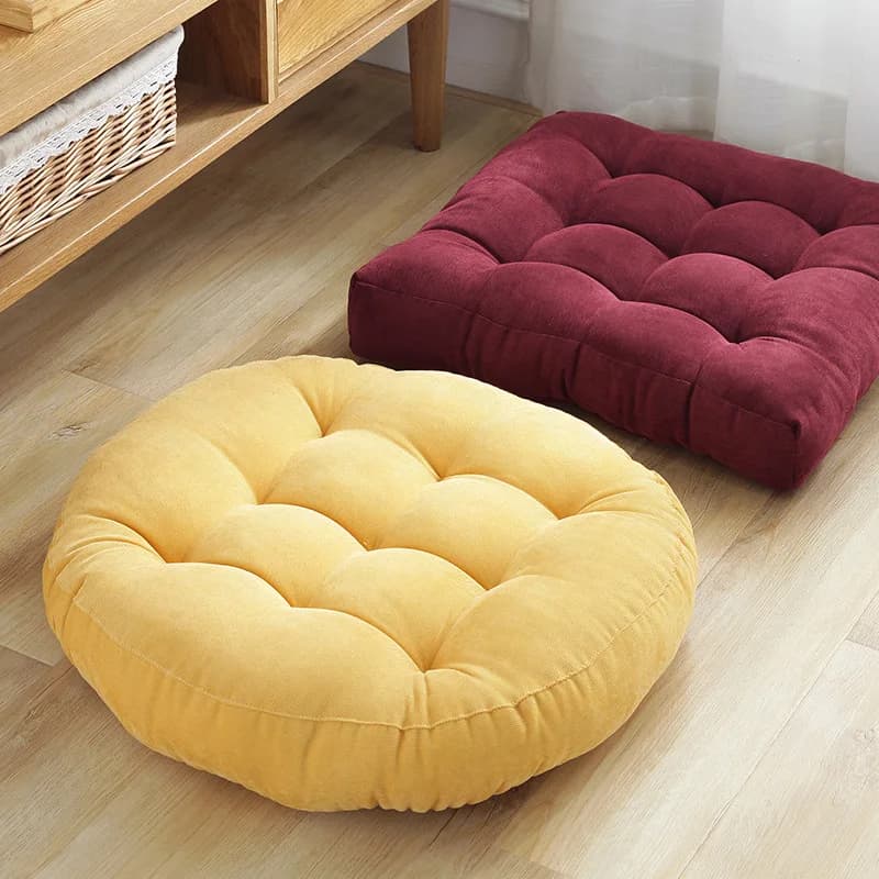 Round Cushions Meditation Large Floor Pillow for Kids and Adults Cushion for Floor Seating Yoga Living Room Office