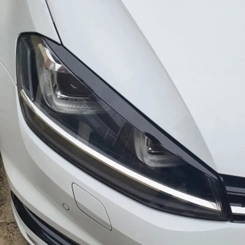 Car Headlight Head Lamp Eyebrow Cover Trim Sticker for Volkswagen VW GOLF 7 Golf7 MK7 GTI Car Exterior Accessories