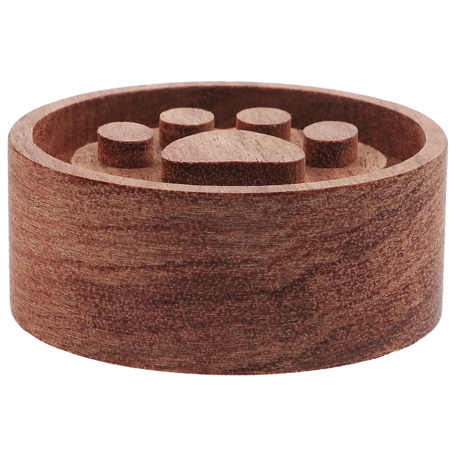 Diffusore di Oli Essenziali in Legno Naturale, Blocco Rotondo per Aromaterapia, Decorazione per Casa, Ufficio e Auto