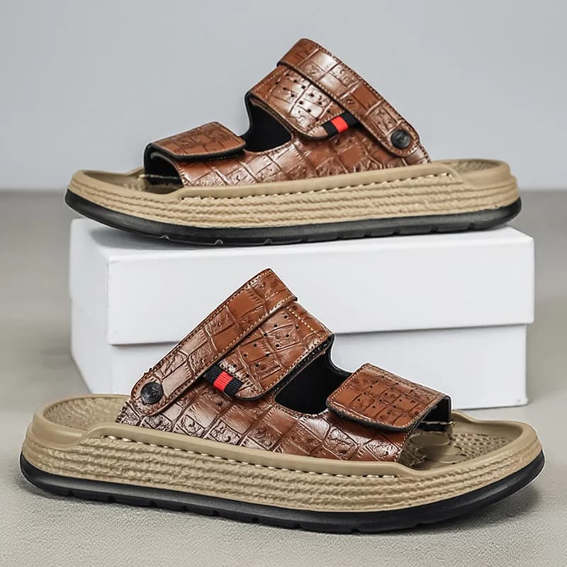 Sandali casual da uomo, comodi, estivi, nuovi, con suola spessa, traspiranti, leggeri, per passeggiate all'aperto, scarpe da spiaggia, ciabatte sportive a doppio uso