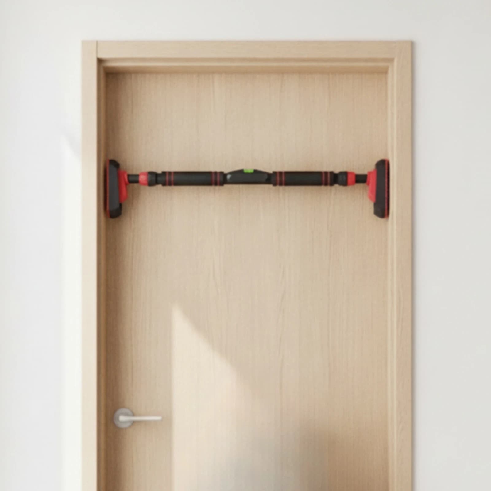 Doorway Pull up Bar without Screws Doorway Pull-up Bar Fitness Equipment Adjustable Heavy-Duty for Adults, Home Gym, Apartment