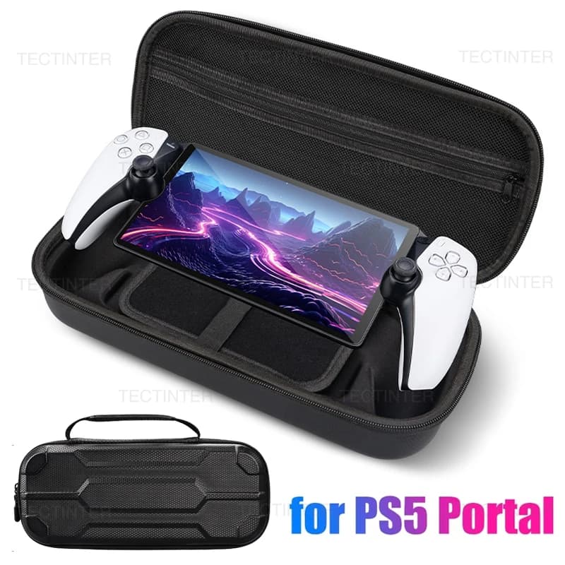 Custodia da trasporto per Sony PS5 PlayStation Portal Custodia protettiva antiurto Custodia portatile Shell per accessori Portal PS