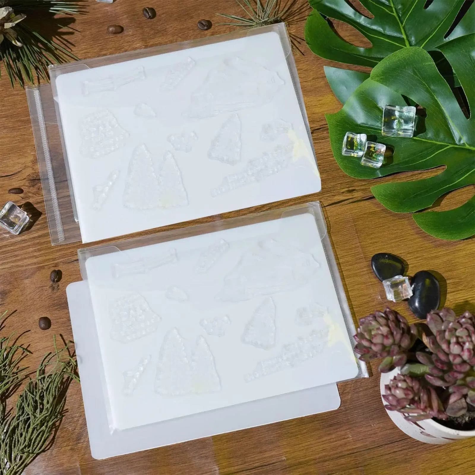 Clear Stamps Storage Panels Plastic Stamp Organizer Set Transparent Storage Bag for Scrapbooking Supplies DIY Card Making