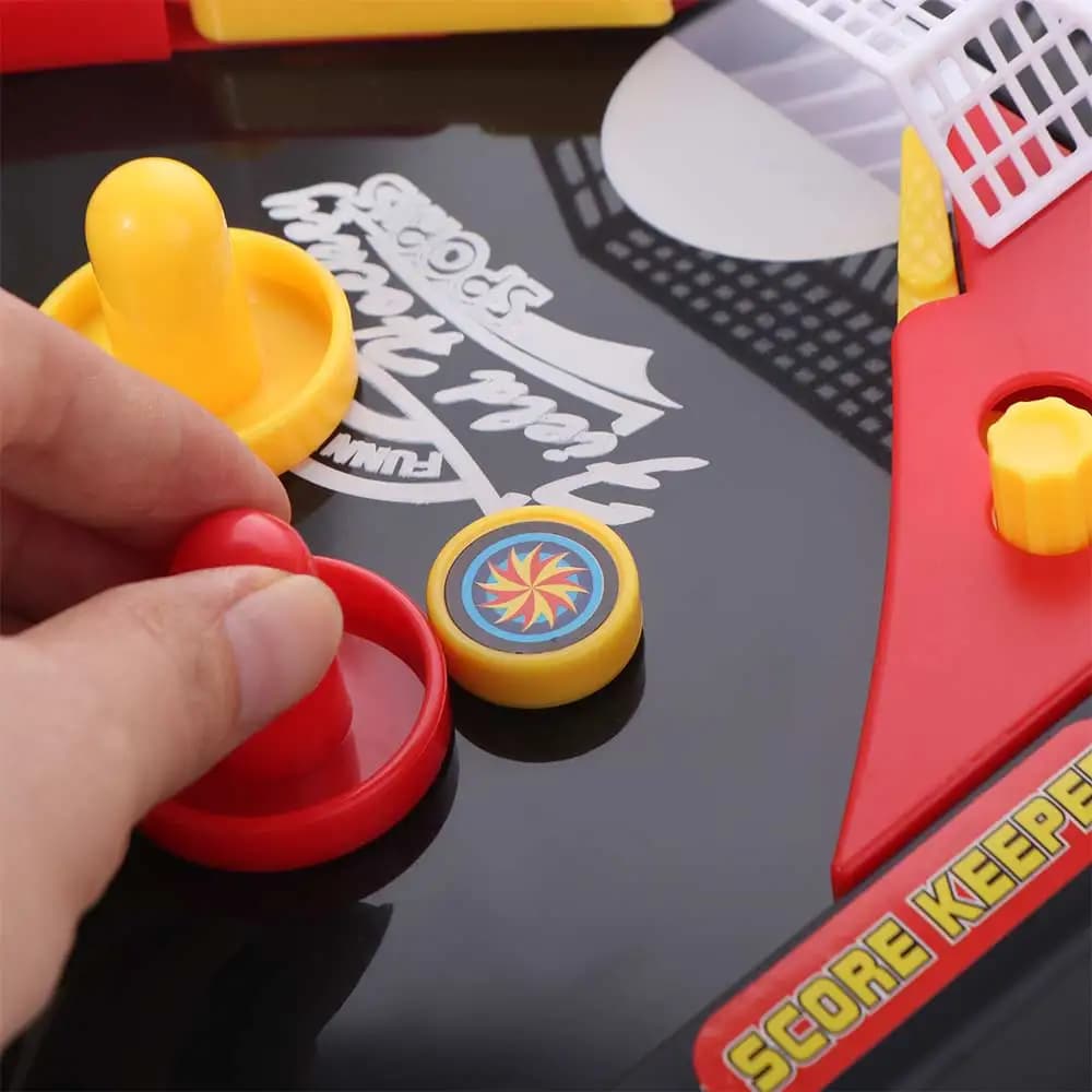 Gioco da tavolo di calcio in plastica Giocattoli Giochi da tavolo educativi Calcio da tavolo Gioco da tavolo di ghiaccio Mini giocattolo interattivo per hockey aereo per bambini