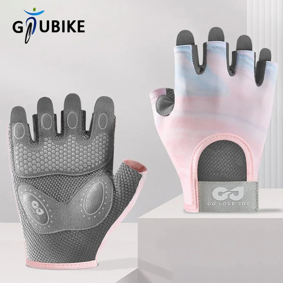 GTUBIKE Training Gloves Man Woman Gym Fitness Lifting Exercises Climbing Training Wrist Belt Amortizing Foam Pad Palm Crossfit