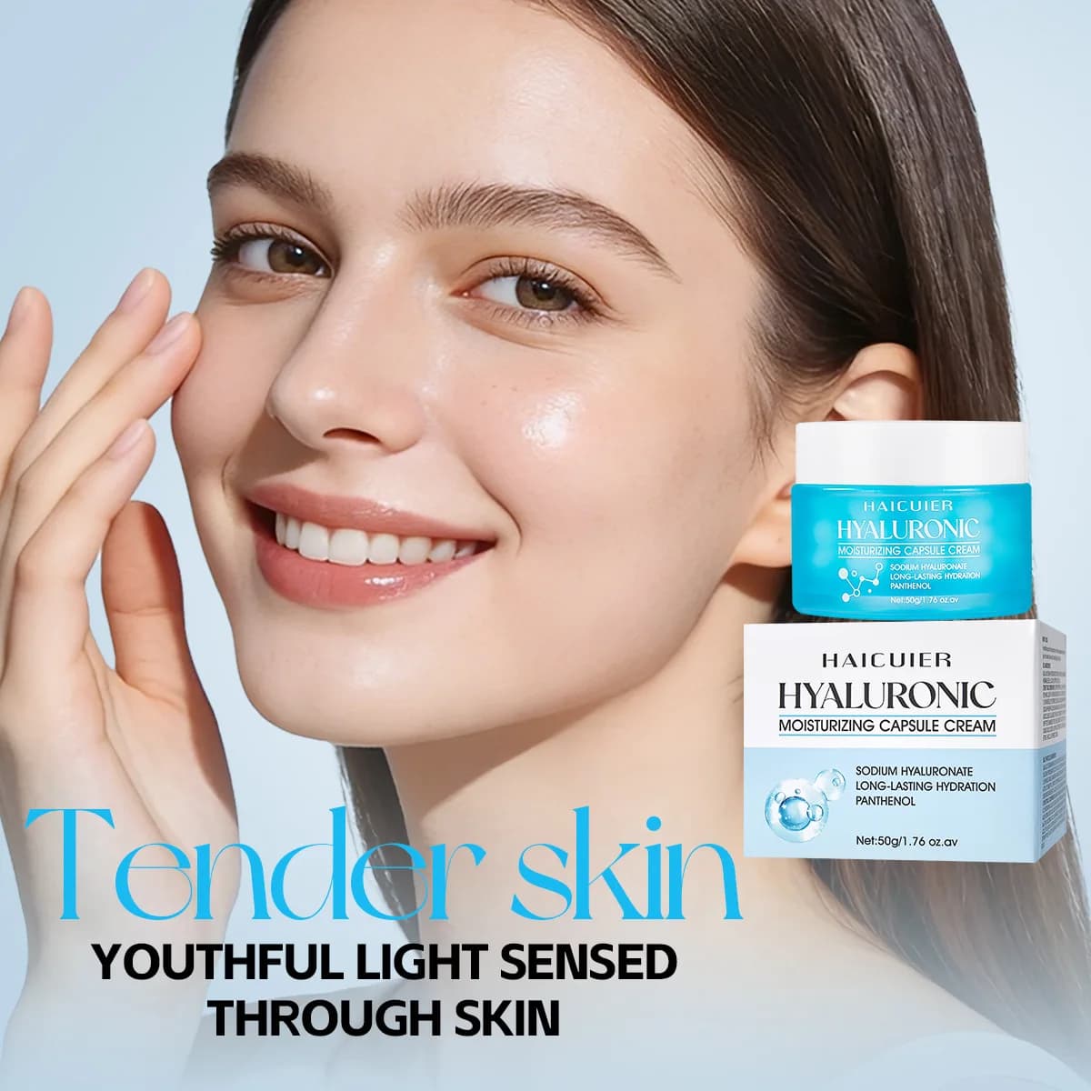 Hyaluronic Acid Moisturizing Capsule Facial Mask-Moisturizing and Hydrating, It Makes The Skin Smoother. A Great Gift for Ladies