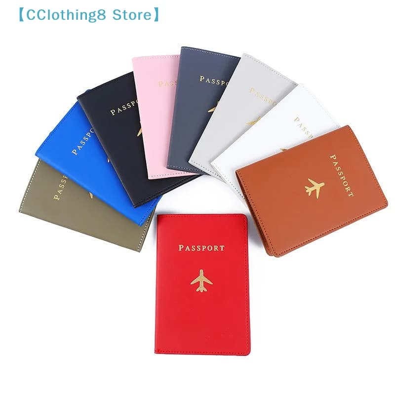 Porta passaporto impermeabile, custodia da viaggio in pelle PU, portafoglio per carte di credito, grazioso porta passaporto per donna/uomo【AliS8】
