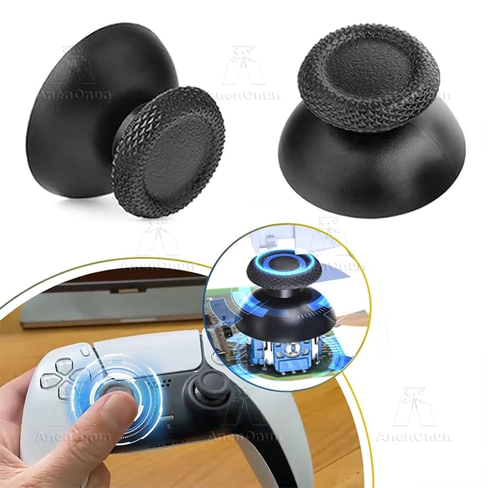 Controller PS5 Thumbstick Parti di ricambio premium Antiusura antiscivolo ABS + joystick in gomma Stick analogico Accessori durevoli
