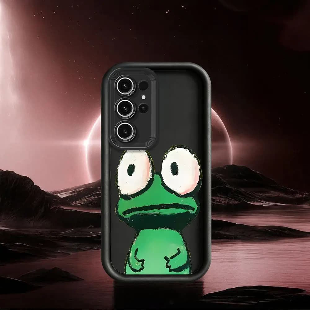 New Cover Shockproof 2026 for Samsung Galaxy S26 S25 S24 S23 Ultra Plus FE S22 S21 S20 Note 20 Ultra, Case with Rana Cartoon