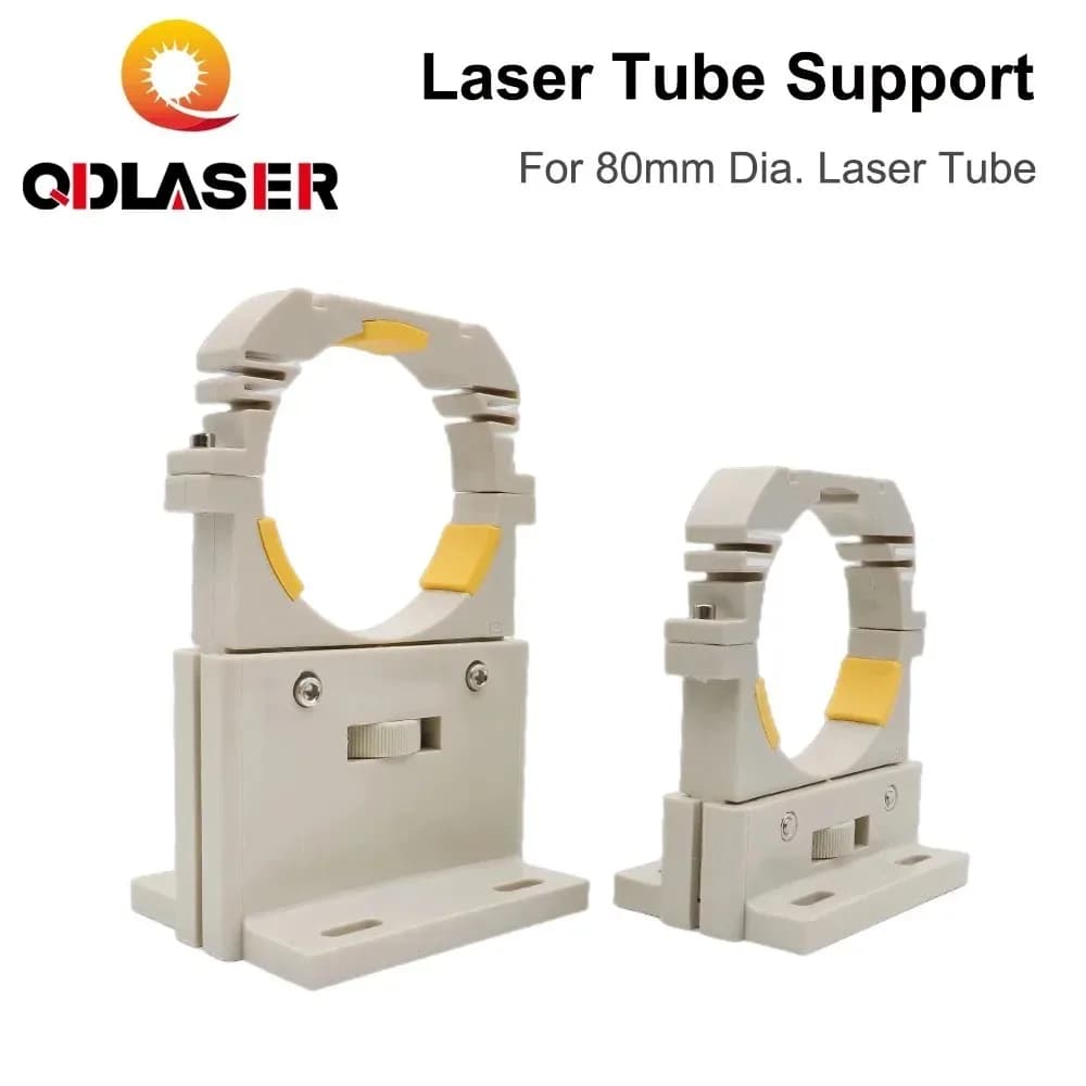 Supporto per tubo laser Co2 QDLASER RECI Modelli alti e corti diametro 80 mm Per macchina per incisione laser 75-180 W