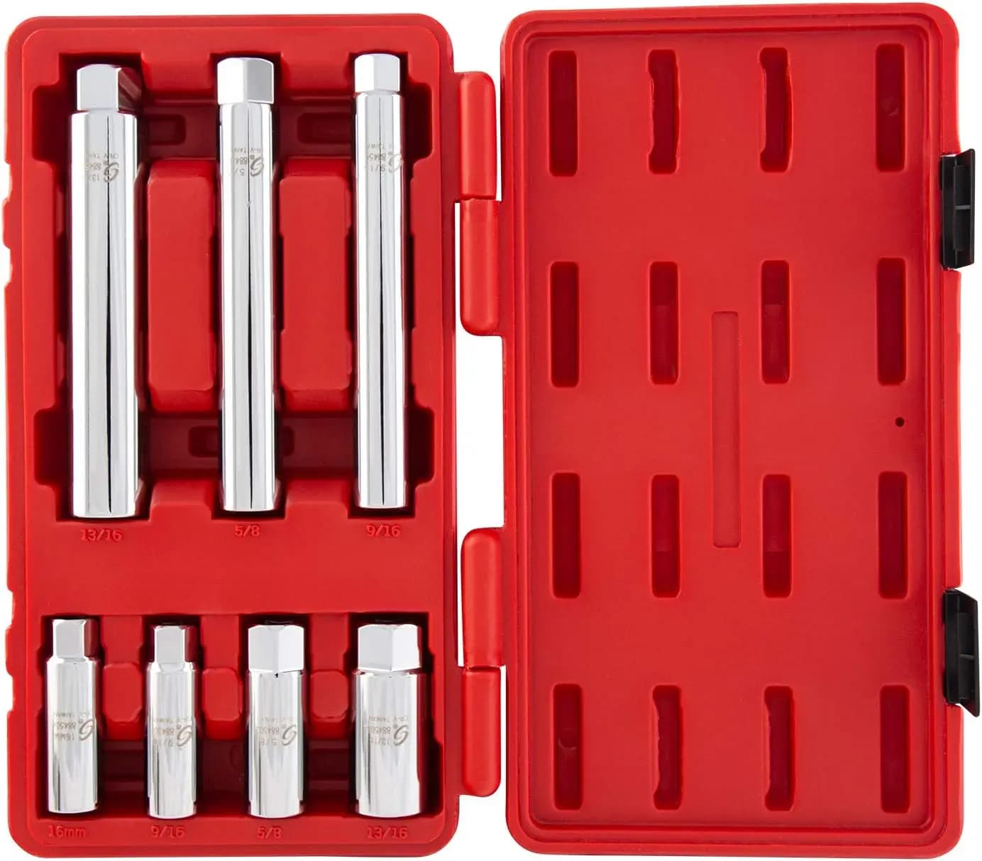 Set di Candele Master da 3/8 di Pollice, CR-V, 7 Pezzi - Kit di Attrezzi Professionali per Auto