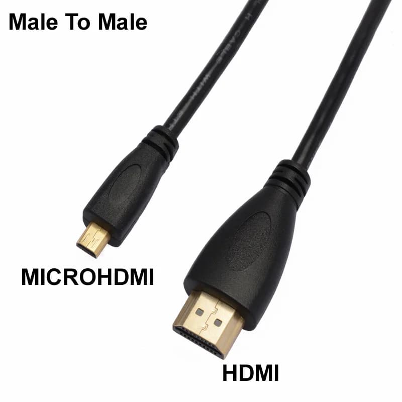 1m/2m/3m/5M/10M V1.4 M/M Male to Male HDMI-Compatible with Micro HDMI Audio Cable Video 1080p 1440p For HDTV PS3 XBOX 3D HD TV D
