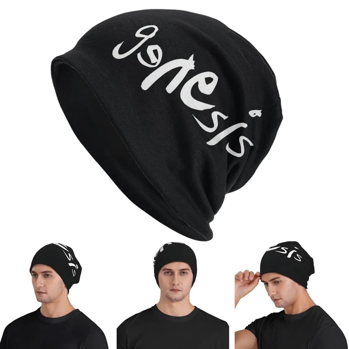 Genesis Peter Gabriel Phil Collins Band Music Unisex Adult Beanies Caps Knitted Bonnet Hat Warm Autumn Winter Skullies Hats