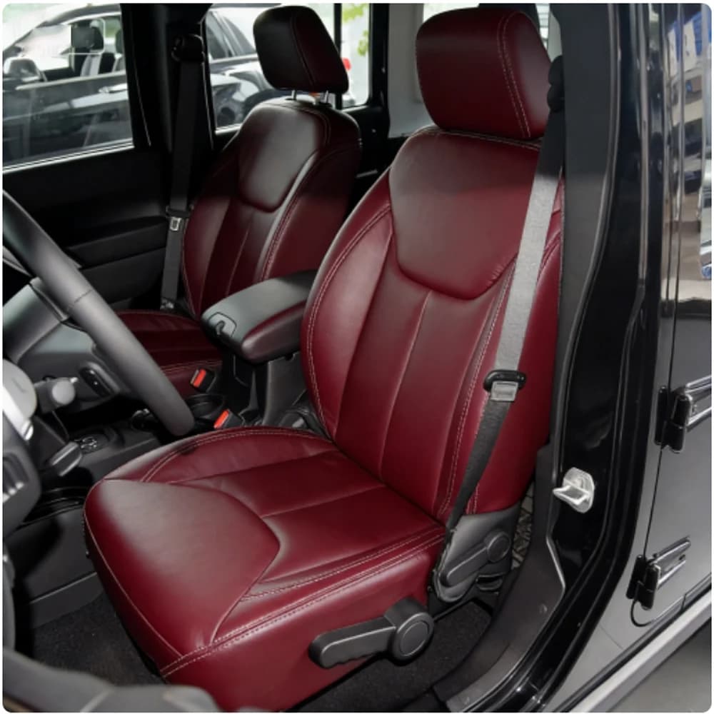 Custom Covers for Jeep Wrangler 4 Doors JK 2013 2014 2015 2016 2017, Complete Set of Protective Bearings for Auto Seats