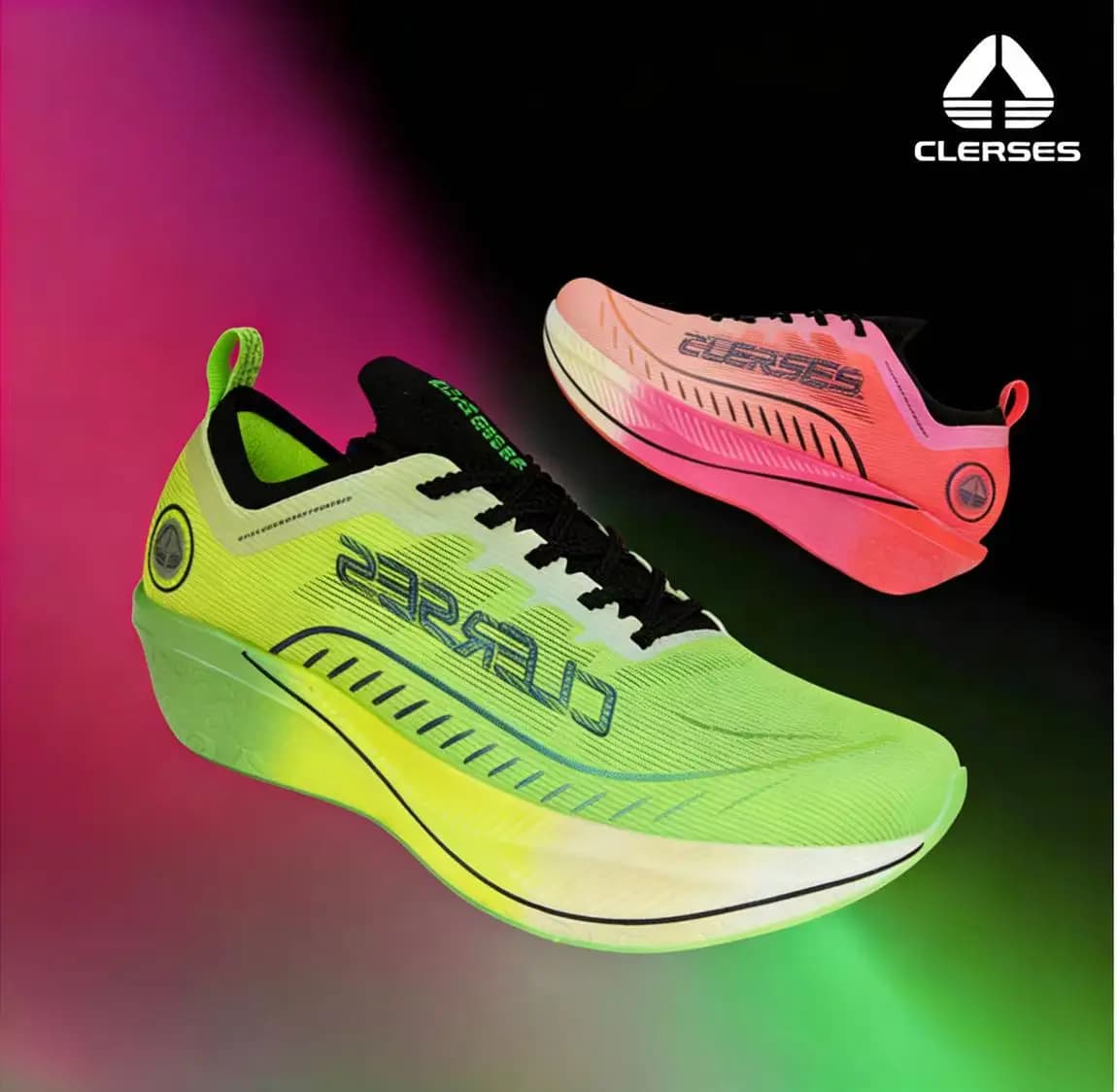 CIERSES JINDOUYUN 1.0 Scarpe da maratona da uomo con piastra in carbonio, supporto professionale e assorbimento degli urti, scarpe sportive ultraleggere