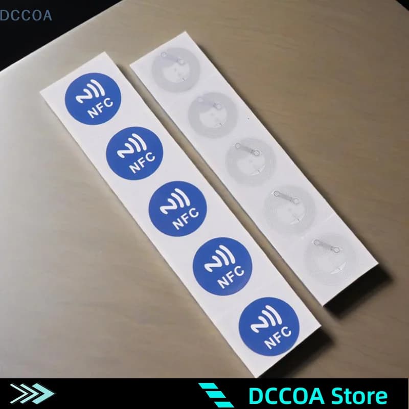 1/20/50 pezzi riscrivibili chiave segreta etichette NFC adesivi distintivi RFID etichetta adesiva etichette NFC elettroniche