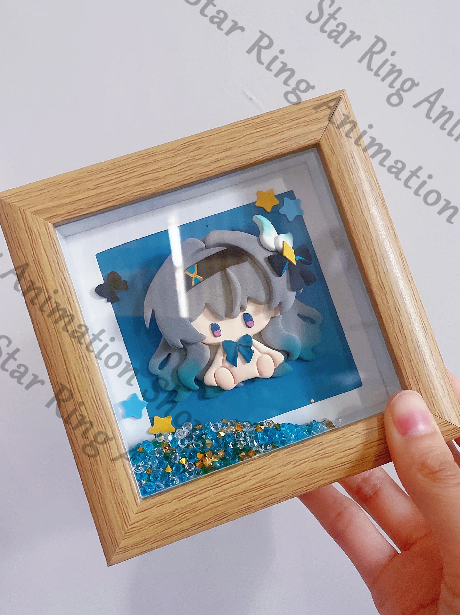 Honkai: Star Rail Firefly Anime Q Versione Cornice originale Rahmen Cartoon Cospaly Regalo Desktop Decorare