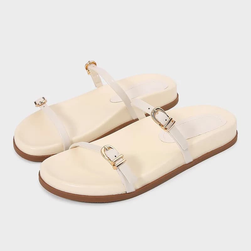 Sandali Estivi da Donna con Cinturino 2026, Scarpe da Spiaggia Casual con Suola Spessa, Design di Marca con Suola Morbida