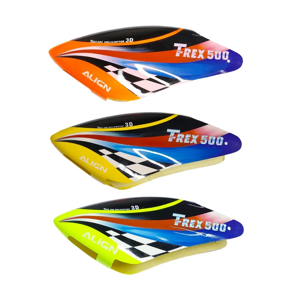 Tettuccio in fibra di vetro originale 500 ALIGN per elicottero ALIGN T-REX 500 500X 500L RC