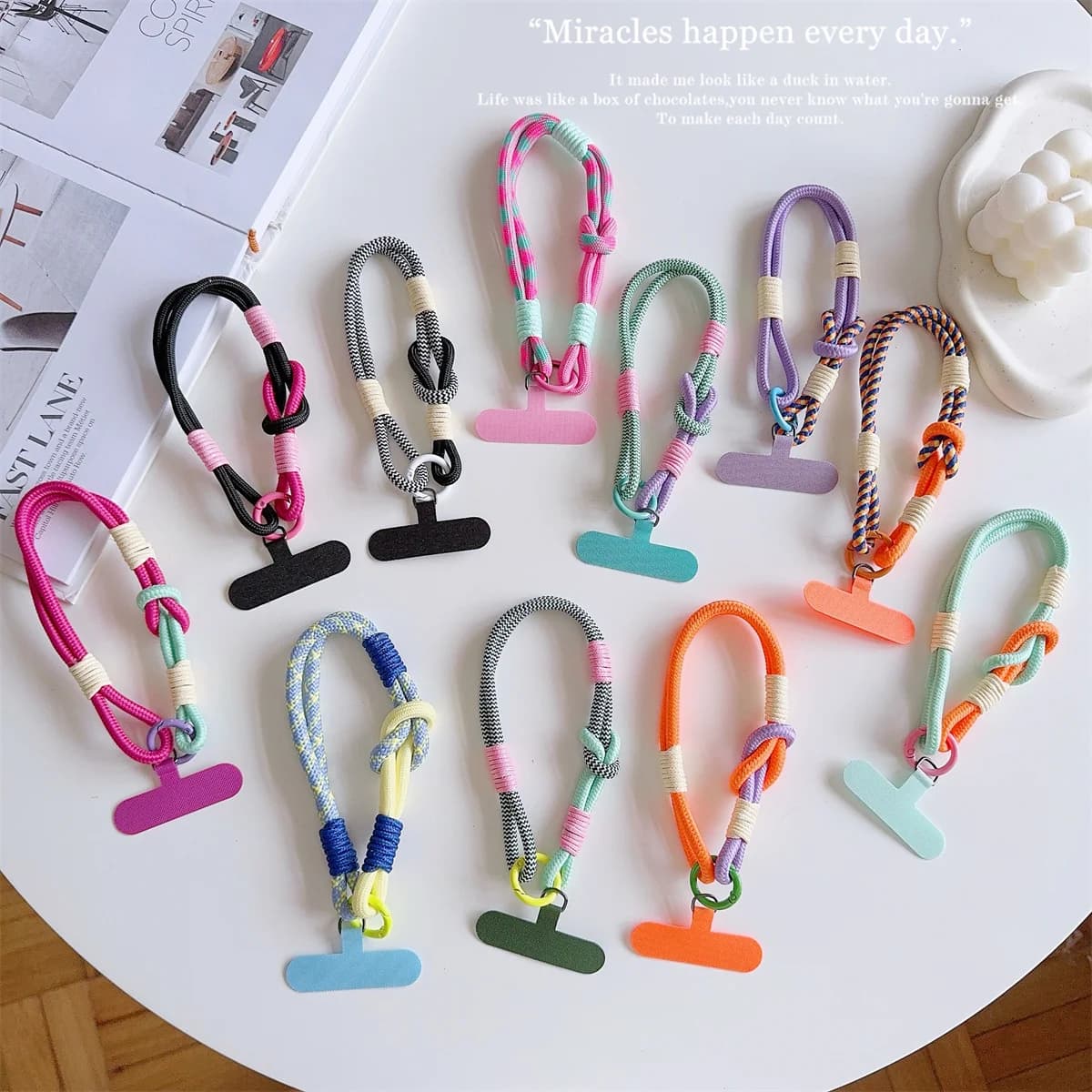 Phone Lanyard Wrist Strap Phone Case Connection Piece Universal Phone Case Accessories Anti-Slip and Anti-Fall Portable Pendant