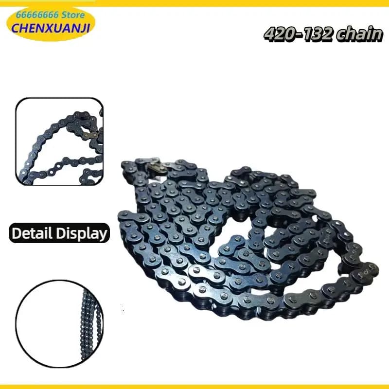 420 gold 132 chain motorcycle chain suitable FOR off-road bicycles go karts ATV four-wheel drive chain