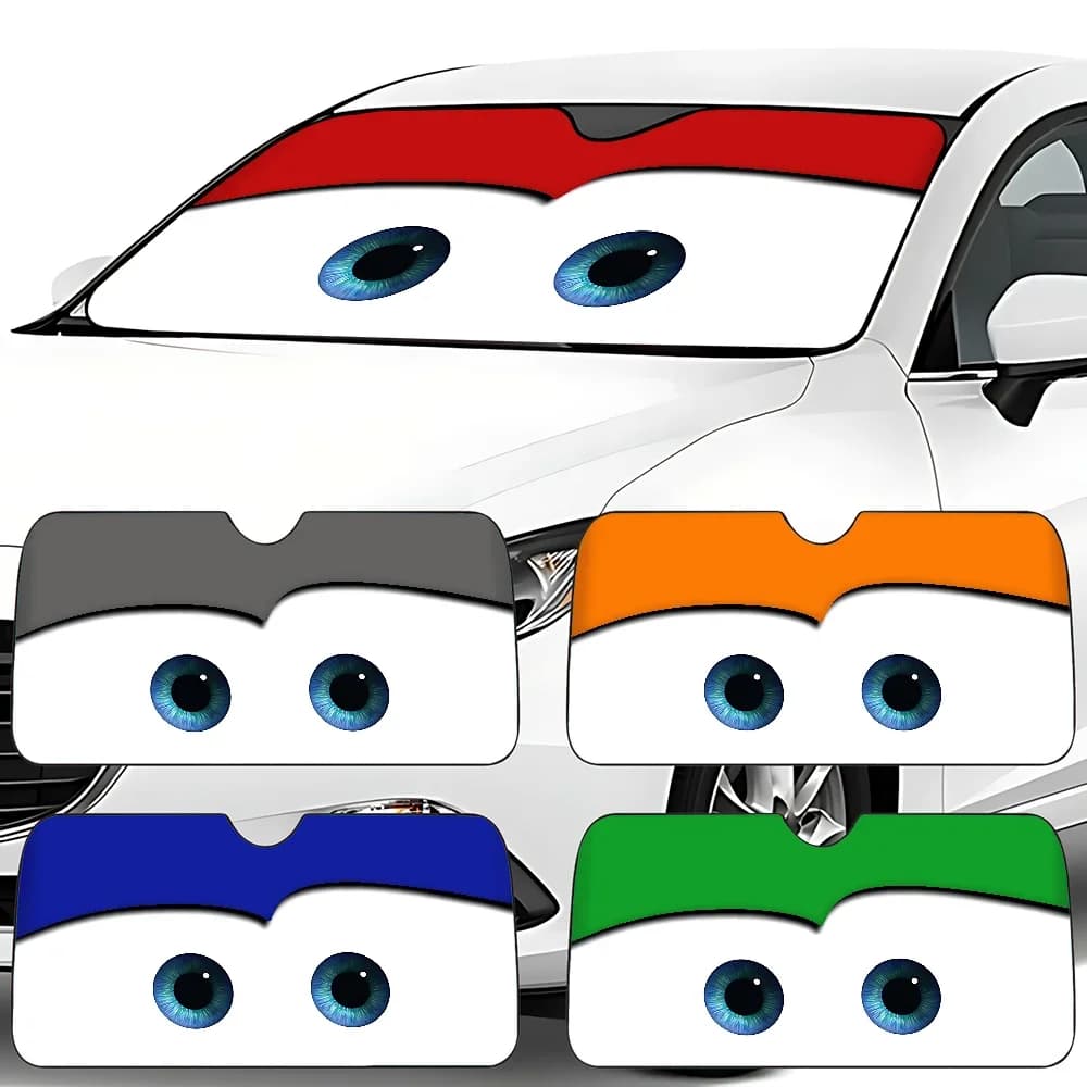 Parasole Auto 4 Colori a Protezione Solare, Copertura Riscaldata per Parabrezza e Finestrini Auto, Tendina Parasole Auto